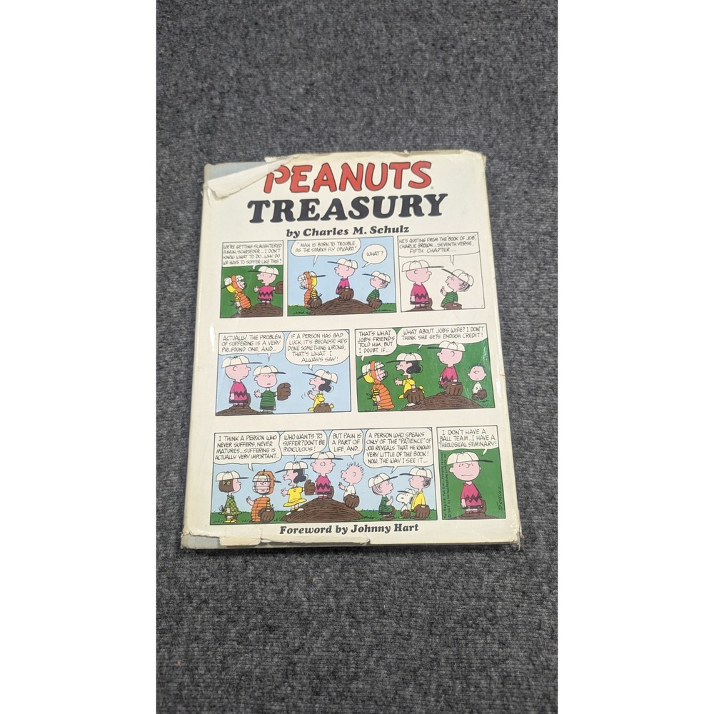 Peanuts Treasury Book Charles Schultz 1968 HC  1st Edition Snoopy Charlie Brown‎